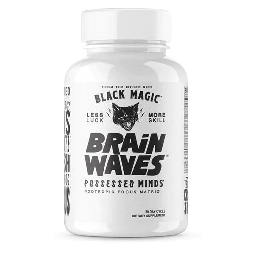 Black Magic BRAIN WAVES Nootropic Focus, Mental Creativity & Energy 120 Capsules