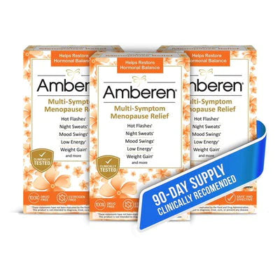 Amberen Multi-Symptom Menopause Relief 60ct each - 3 Month Supply