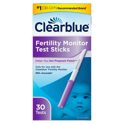 Clearblue Fertility Monitor Test Sticks, 30 ct, Get Pregnant Faster
