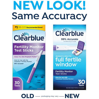 Clearblue Fertility Monitor Test Sticks, 30 ct, Get Pregnant Faster
