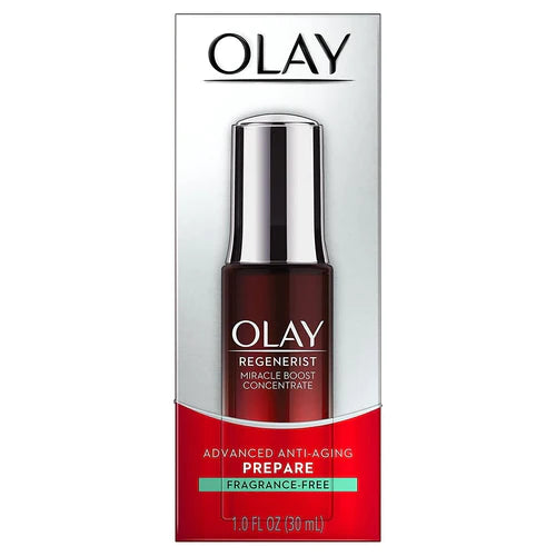 OLAY Regenerist Miracle Boost Concentrate Adv Anti-Aging PREPARE Frag-Free 1.0oz